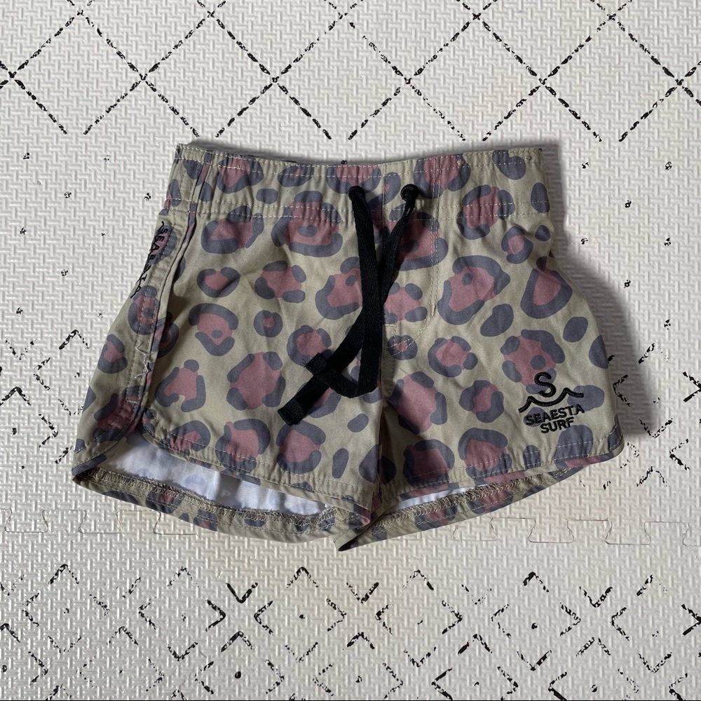 Seaesta Surf Toddler Swim Boardshorts Calico Crab